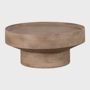 Lewis & Loft Salontafel Luus - FSC® mangohout - Rond ⌀80 cm - Bruin