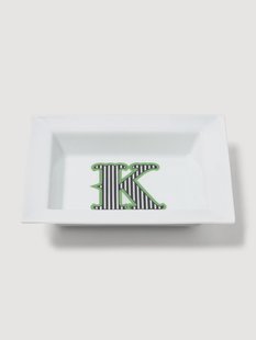 Westwing Collection x MEISSEN, handgemaakte vide-poche initialen met decoratie Westwing Collection x MEISSEN, handgemaakte vide-poche initialen met decoratie