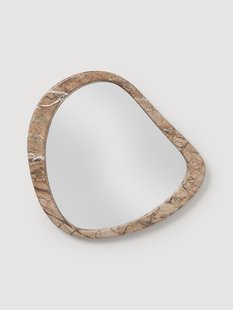 Wandspiegel Meringue met marmeren lijst