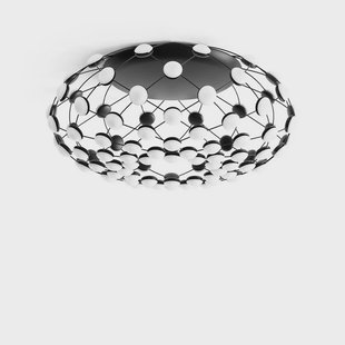 Luceplan - Mesh Plafondlamp Ø72xH32 Black