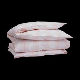 Mille Notti Camicia dekbedovertrek Lichtroze, 220x220 cm