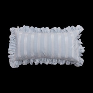 Mille Notti Camicia Balza kussensloop Lichtblauw, 50x90 cm