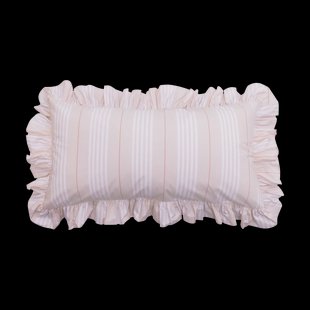 Mille Notti Camicia Balza kussensloop Lichtroze, 50x90 cm