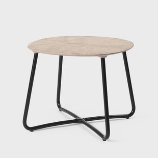 MATER - Lily Bijzettafel H350 Wood Waste Grey