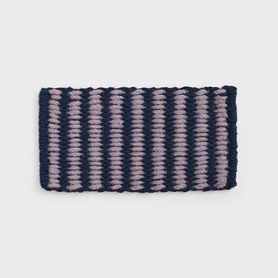 HAY - Coco Stripe Wide Deurmat Lavender/Navy