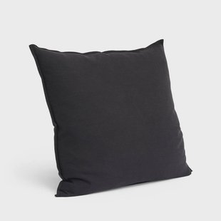 HAY - Linen Kussen 60x60 Blauw/Zwart