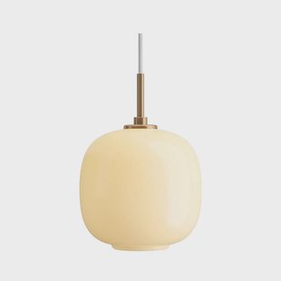 VL45 Radiohus hanglamp, Ø 18 cm, geel Louis Poulsen - Woonkamer - Glas