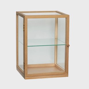 Hübsch - Poetic Tentoonstellingsvitrine Small Naturel