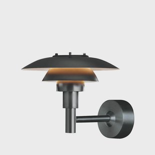 Louis Poulsen - PH 3-2½ Buiten Wandlamp V2 Black
