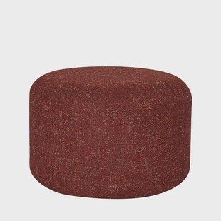 Hübsch - Marshmellow Poef Small Rood