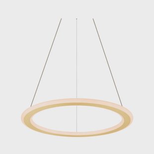 One Flat Hanglamp Enkel 2700/3000K Brass SLV - Woonkamer - Aluminium - 1 lamp