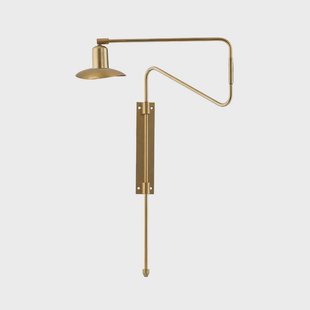 House Doctor - Swing Wandlamp Geel Koper