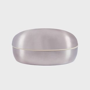 Piet Hein - Superellipse sieradendoosje 10x8 cm staal mat