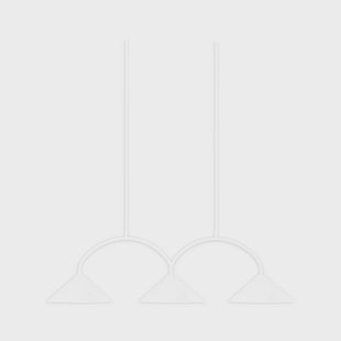 Globen Lighting - Curve 3 Hanglamp White