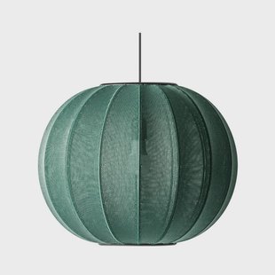 Made By Hand - Knit-Wit 45 ronde LED hanglamp, groen, Ø45cm