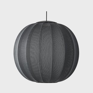 Made By Hand - Knit-Wit 60 Round LED Hanglamp Black