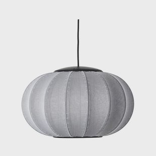 Made By Hand - Knit-Wit 45 Oval LED Hanglamp Silver