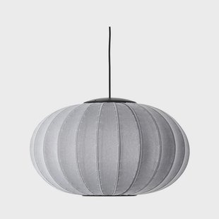 Made By Hand - Knit-Wit 57 Oval LED Hanglamp Silver