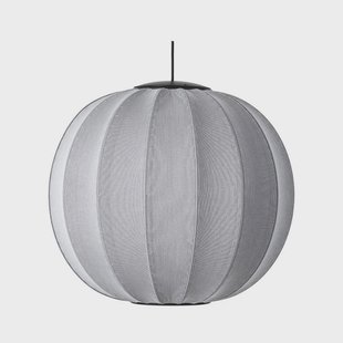 Made By Hand - Knit-Wit 60 Round LED Hanglamp Silver