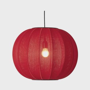 Made By Hand - Knit-Wit 45 Round LED Hanglamp Maple Red