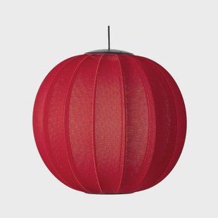 Made By Hand - Knit-Wit 60 Round LED Hanglamp Maple Red