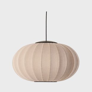 Made By Hand - Knit-Wit 57 Oval LED Hanglamp Zand Stone