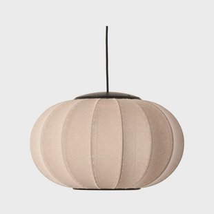 Made By Hand - Knit-Wit 45 Oval LED Hanglamp Zand Stone