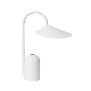ferm LIVING - Arum Portable Taffellamp IP44 White