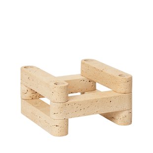 ferm LIVING - Newel Modular Kaarshouder Set Travertine