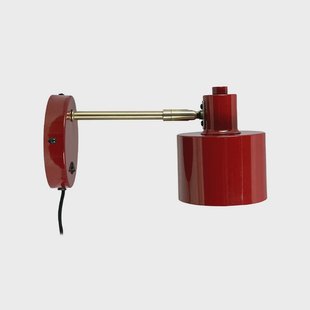 Dyberg Larsen - Ocean Wandlamp Donker Rood/Geel Koper DybergLarsen