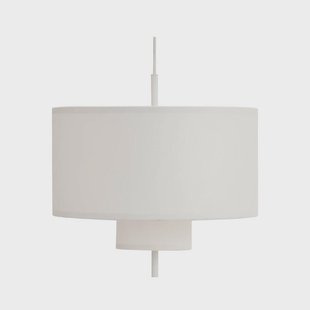 New Works - Margin Hanglamp Ø50 White Canvas