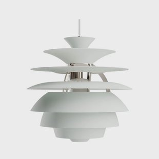 Louis Poulsen - PH Snowball hanglamp, groen/chroom, Ø 40 cm