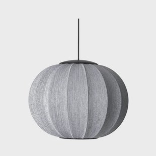 Made By Hand - Knit-Wit 45 LED hanglamp, Ø 45 cm, zilver