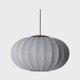 Made By Hand - Knit-Wit 57 LED hanglamp, Ø 57 cm, zilver