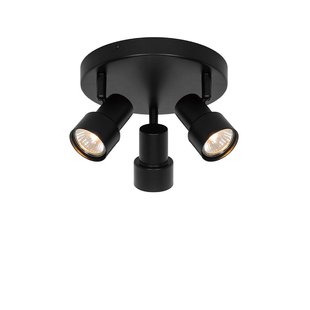 Nordlux - Boston 3 Plafondlamp Zwart