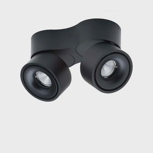 ANTIDARK - Easy Double W2100 LED plafondlamp, zwart, DTW