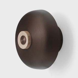 Audo Copenhagen - Reverse LED wandlamp, brons, Ø 24 cm