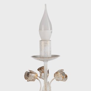 ONLI Carolina tafellamp, ivoorkleurig, 1-lamp, ijzer