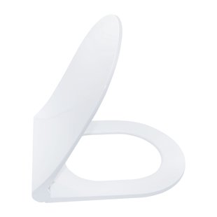 Closetzitting BWS Venezia Inox Scharnieren en Softclose Wit