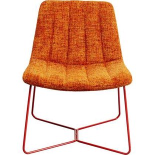 Fauteuil Ally oranje en rood Kare Design