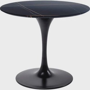 Eettafel Invitation Ø120cm keramiek zwart Kare Design