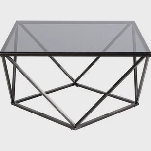 Kare Design Cristallo salontafel - grijs - 80x80cm