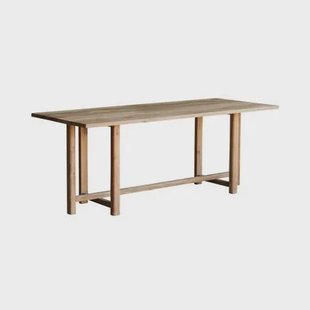 Tikamoon - Eettafel van massief gerecycled teakhout voor 6|8 personen