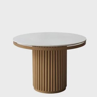 Tikamoon - Ronde tafel van metaal en terrazzo voor 4|6 personen Tikamoon - Ronde tafel van metaal en terrazzo voor 4|6 personen