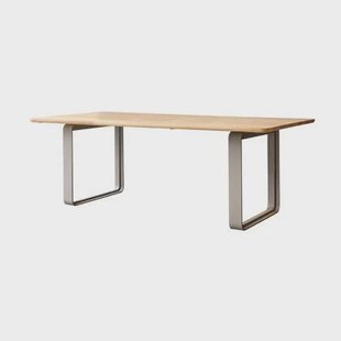 Tikamoon - Tafel van massief gerecycled teakhout aluminium 6|8 pers.