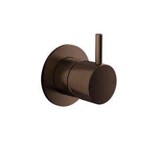 Afbouwdeel Inbouw Douchemengkraan Hotbath Cobber 1-hendel Verouderd Messing Living Colours