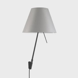 Luceplan Costanzina wandlamp zwart|Mistic White Luceplan Costanzina wandlamp zwart|Mistic White