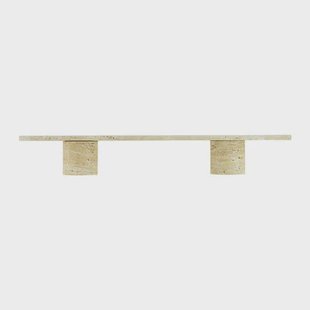 Normann Copenhagen Sten Wandplank B 80 cm - Travertin