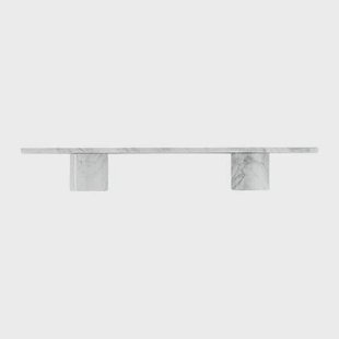 Normann Copenhagen Sten Wandplank B 80 cm - Marmer / Wit