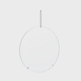 Moebe - Wandspiegel Ø70 roestvrij staal